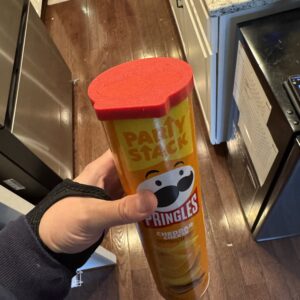 Chip container lid